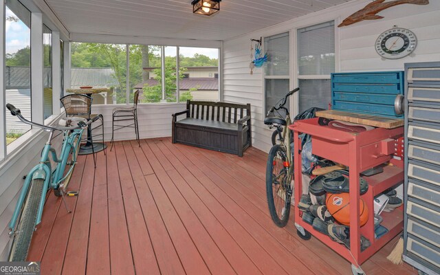 76 Periwinkle Ln, Cleveland, GA 30528 - view of sunroom