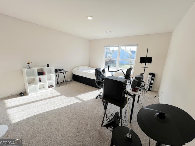 517 Starbuck Pkwy, Pendergrass, GA 30567 - bedroom with light carpet and baseboards