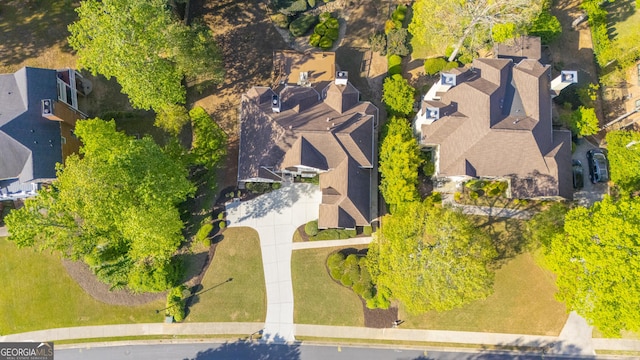 5685 Commons Ln, Alpharetta, GA 30005 - aerial view with a residential view