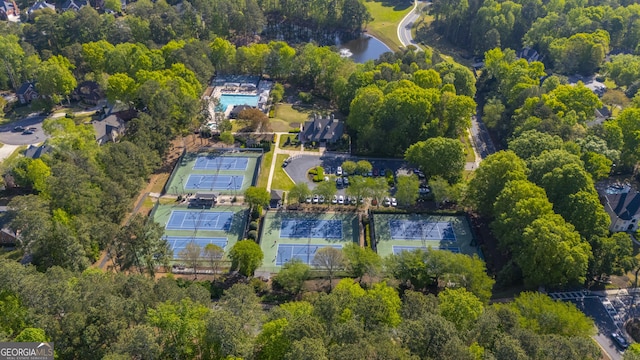 5685 Commons Ln, Alpharetta, GA 30005 - aerial view featuring a water view