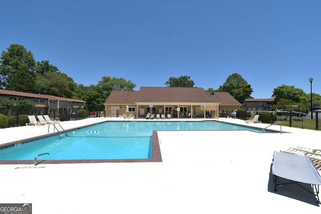 1812 Ashborough Cir SE Unit C, Marietta, GA 30067 - pool featuring a patio and fence