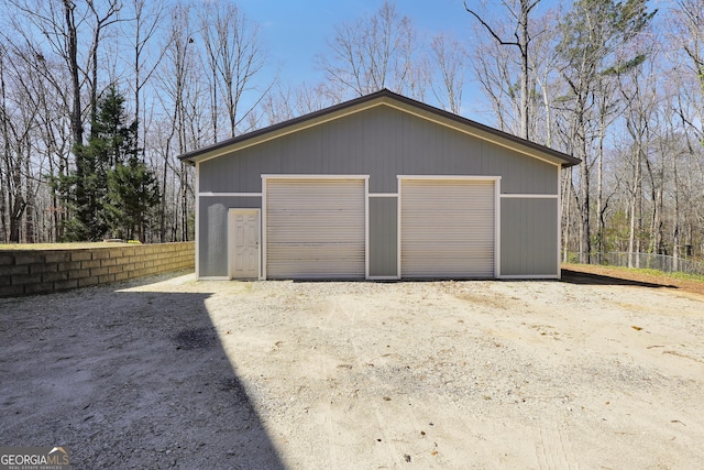 175 Laney Ct, Mcdonough, GA 30252 - detached garage featuring fence