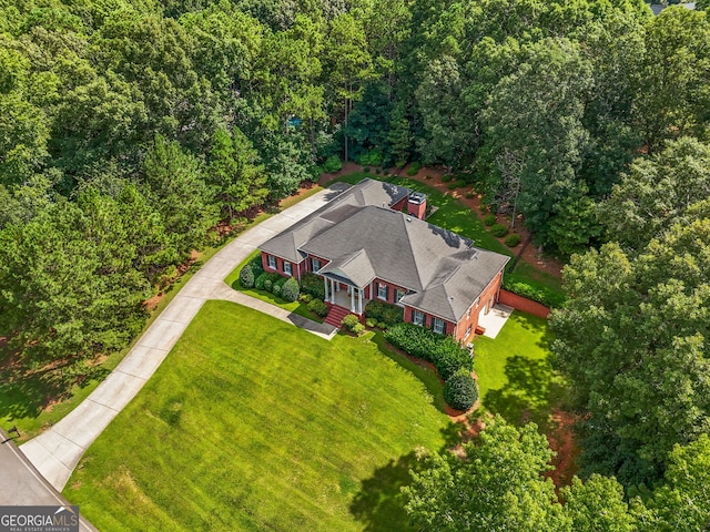 drone / aerial view