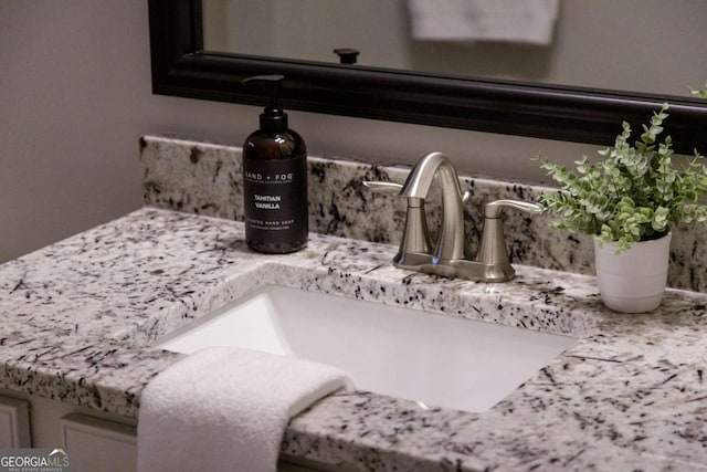details featuring a sink