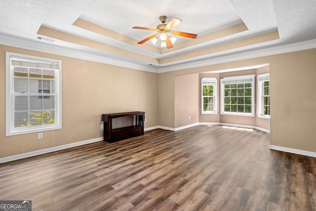 405 Maple Rdg, White, GA 30184 - unfurnished living room with a wealth of natural light and a raised ceiling