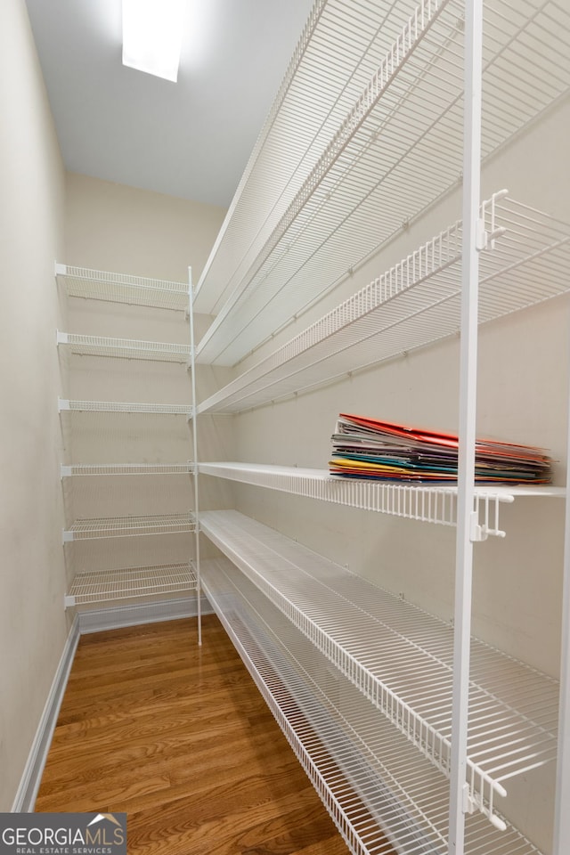 view of pantry