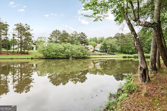 property view of water