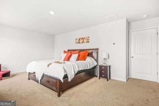 3135 Ellenton Dr, Lithia Springs, GA 30122 - bedroom featuring carpet floors and recessed lighting
