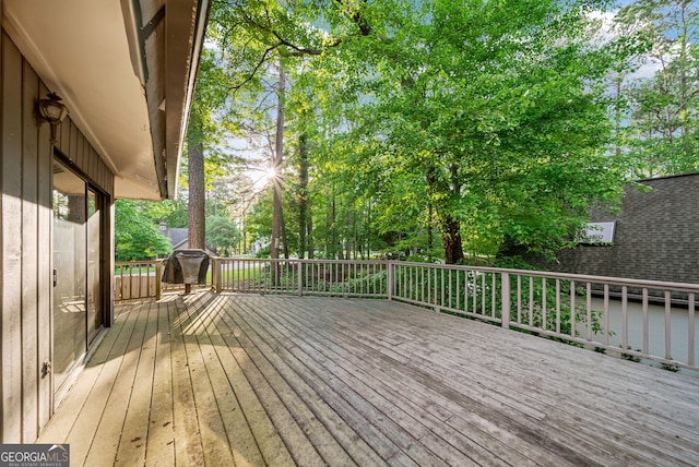 view of deck