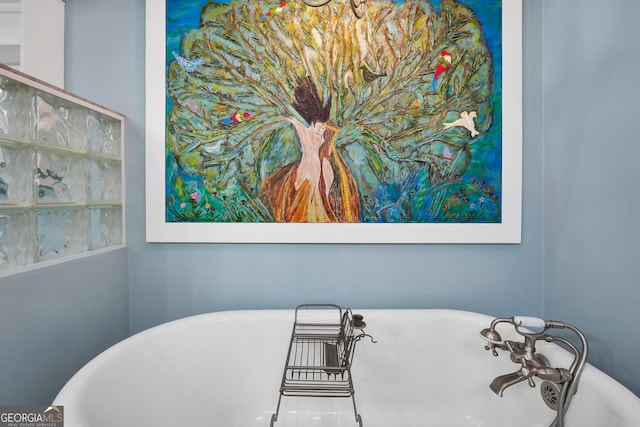 701 Mask Rd, Brooks, GA 30205 - interior space with a freestanding bath