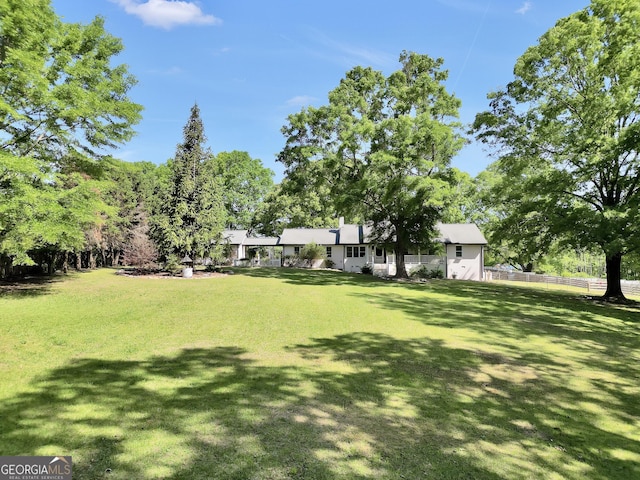 701 Mask Rd, Brooks, GA 30205 - view of yard with fence