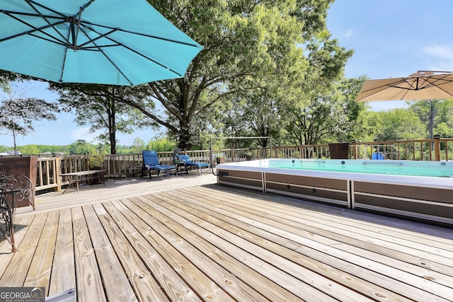 701 Mask Rd, Brooks, GA 30205 - view of wooden deck