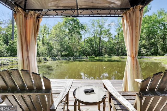 701 Mask Rd, Brooks, GA 30205 - dock area with a water view