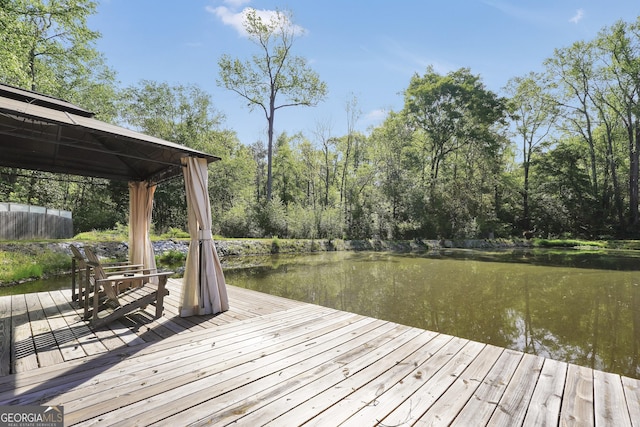 701 Mask Rd, Brooks, GA 30205 - view of dock featuring a water view