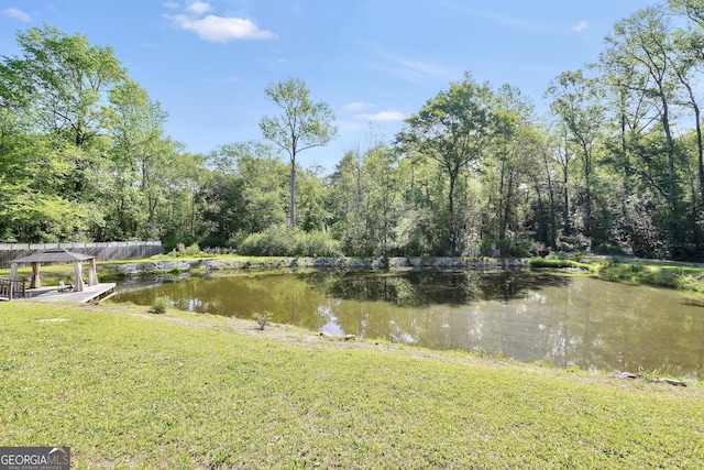 701 Mask Rd, Brooks, GA 30205 - property view of water with a gazebo