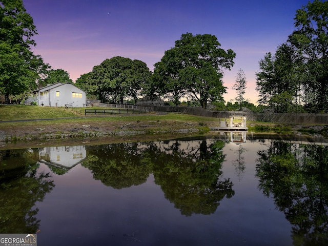 701 Mask Rd, Brooks, GA 30205 - view of water feature with fence