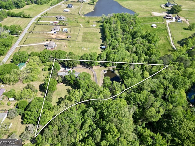 701 Mask Rd, Brooks, GA 30205 - aerial view featuring a water view