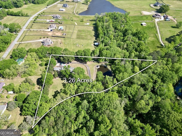 701 Mask Rd, Brooks, GA 30205 - drone / aerial view featuring a water view