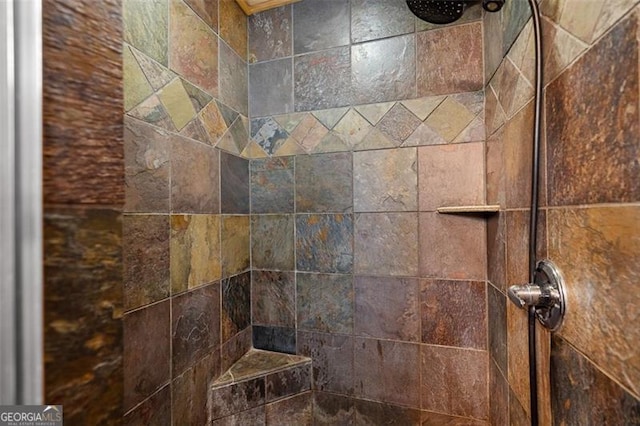 675 Green Ridge Rd, Blue Ridge, GA 30513 - interior details featuring a tile shower