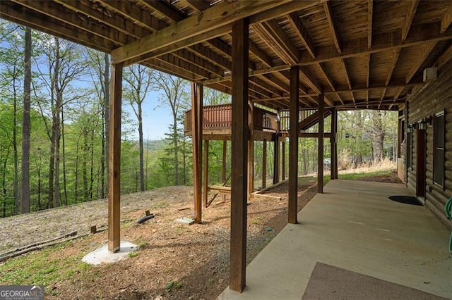 675 Green Ridge Rd, Blue Ridge, GA 30513 - view of patio