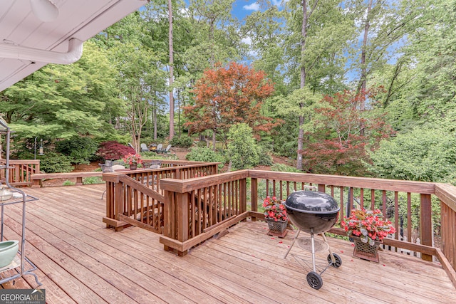 view of deck