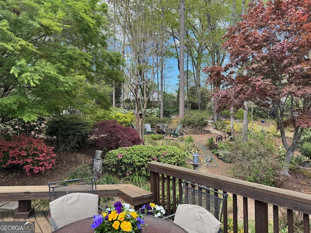 view of deck