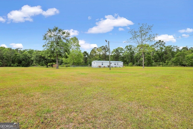 view of yard