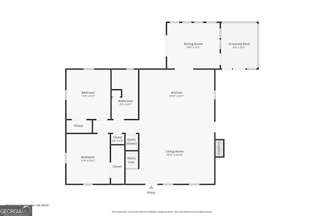 5419 Tyree Rd, Winston, GA 30187 - view of layout