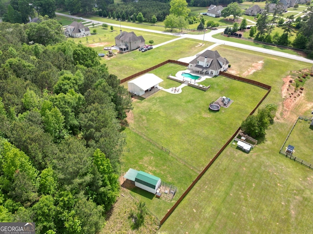 drone / aerial view