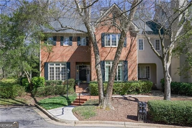 45 Paces W Dr NW, Atlanta, GA 30327 - view of front facade with brick siding