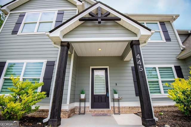 445 Boulder Crest Trl, Villa Rica, GA 30180 - entrance to property featuring a porch