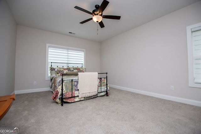 445 Boulder Crest Trl, Villa Rica, GA 30180 - bedroom featuring carpet and a ceiling fan