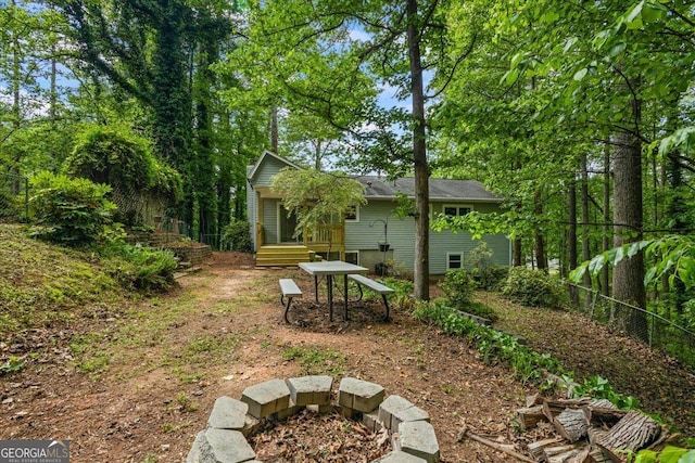832 Wyntuck Dr NW, Kennesaw, GA 30152 - view of yard featuring fence