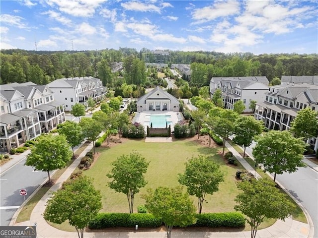 1074 Heyward Way, Alpharetta, GA 30009 - birds eye view of property with a residential view