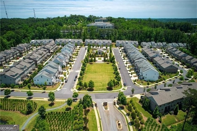 1074 Heyward Way, Alpharetta, GA 30009 - birds eye view of property with a residential view