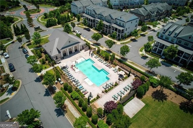 1074 Heyward Way, Alpharetta, GA 30009 - birds eye view of property