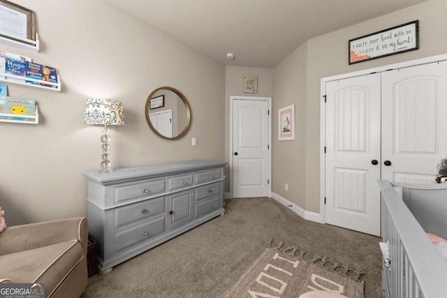 1929 Windstone Pl, Winder, GA 30680 - carpeted bedroom featuring a closet and baseboards