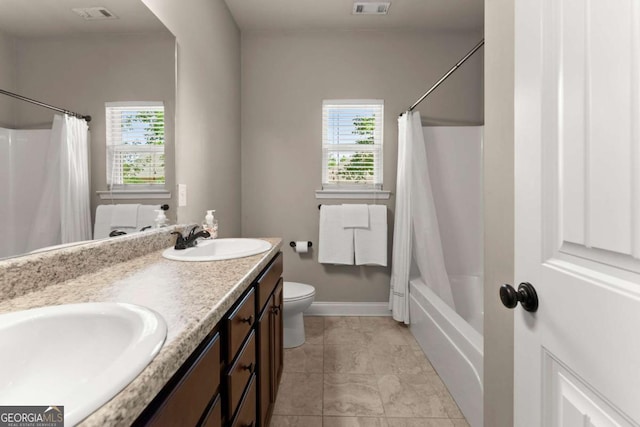 1929 Windstone Pl, Winder, GA 30680 - full bath featuring visible vents, plenty of natural light, and a sink