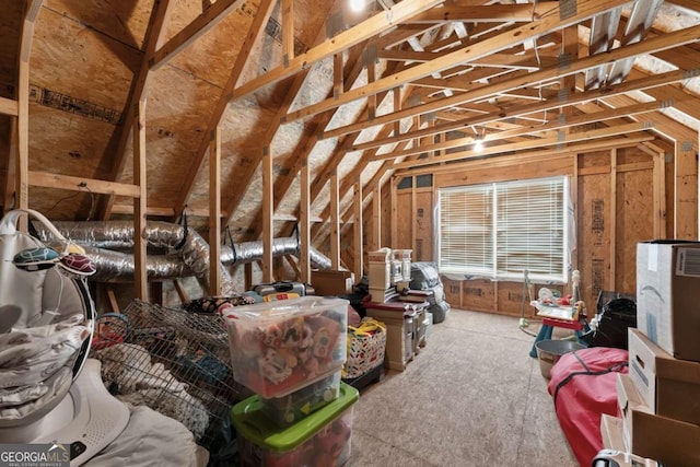 1929 Windstone Pl, Winder, GA 30680 - view of unfinished attic