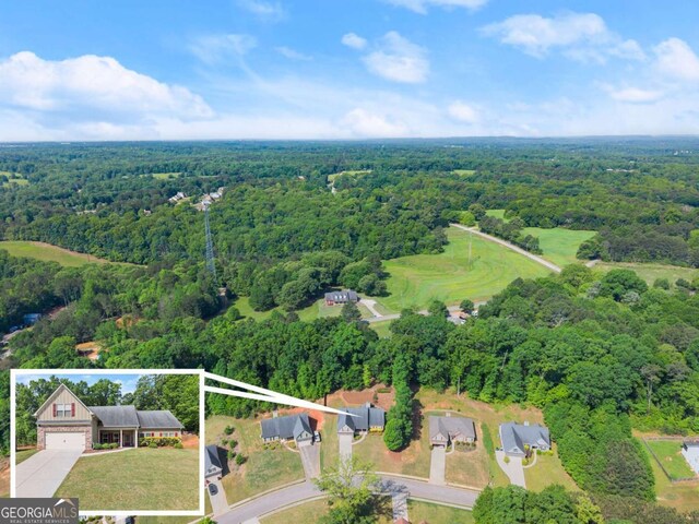 1929 Windstone Pl, Winder, GA 30680 - aerial view with a forest view