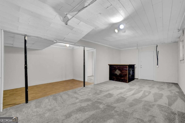 2551 Park Rd SE, Smyrna, GA 30080 - finished below grade area with carpet flooring