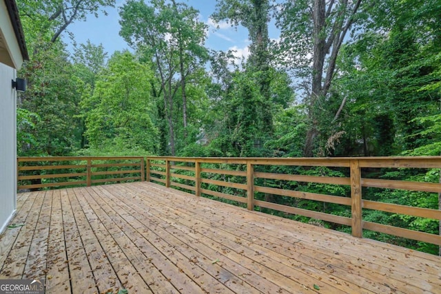 2551 Park Rd SE, Smyrna, GA 30080 - view of wooden deck