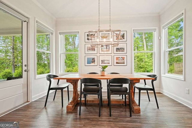 242 Fieldbrook Xing, Canton, GA 30115 - sunroom / solarium with french doors, a notable chandelier, and a healthy amount of sunlight