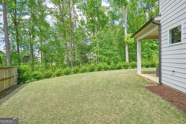 242 Fieldbrook Xing, Canton, GA 30115 - view of yard featuring fence