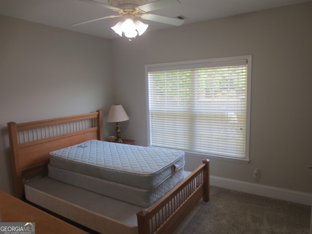 105 Wieland Dr, Kathleen, GA 31047 - carpeted bedroom with baseboards and ceiling fan