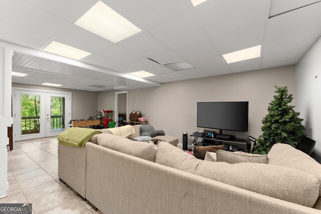 1536 Enota Ave NE, Gainesville, GA 30501 - living area with light tile patterned floors