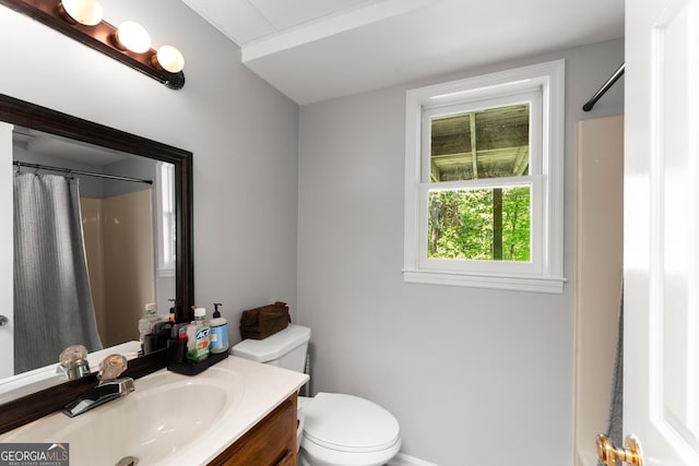 1536 Enota Ave NE, Gainesville, GA 30501 - bathroom with vanity and curtained shower