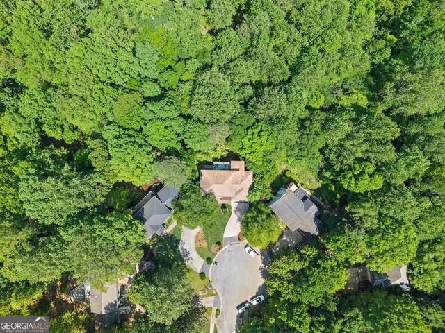 1536 Enota Ave NE, Gainesville, GA 30501 - aerial overview of property's location with a forest