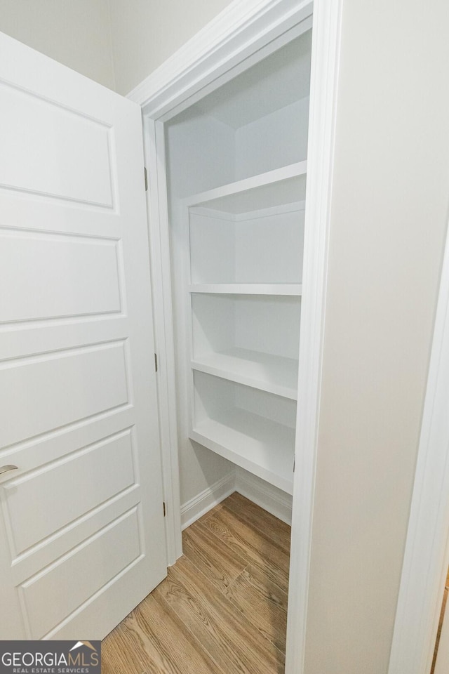 view of closet
