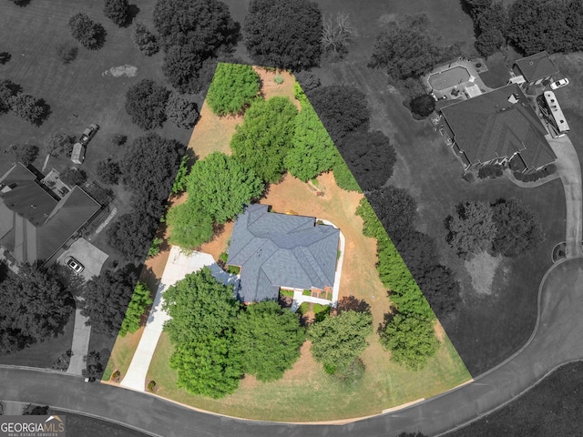 drone / aerial view